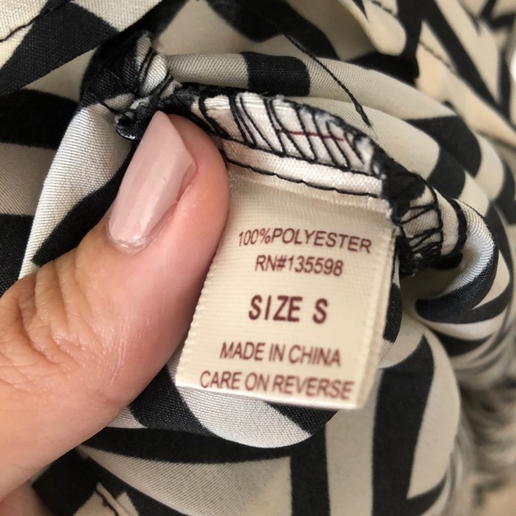 Liberty Love Chevron 3/4 Sleeve Shirt - Picture 5 of 5